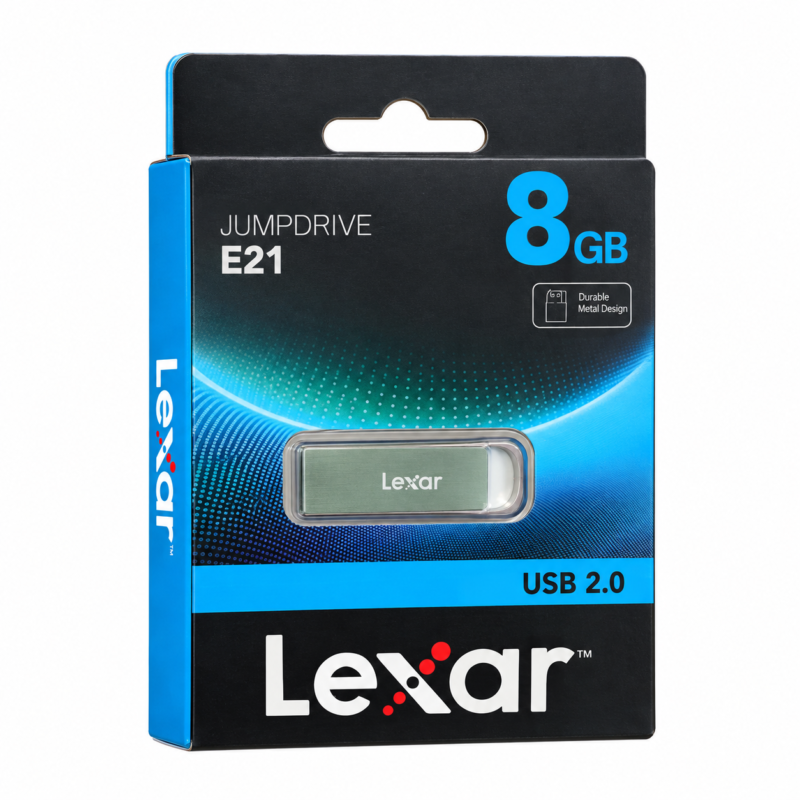 8GB Lexar® JumpDrive® E21 USB 2.0 metal Flash Drive Lexar JumpDrive E21 8GB USB 2.0 Flash Drive