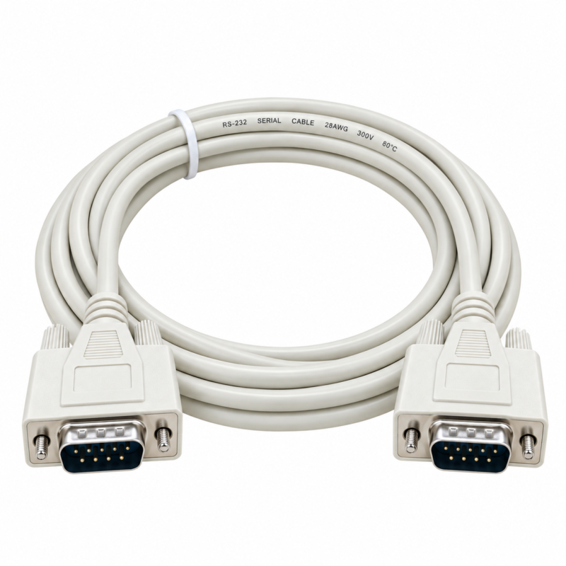 DB9 Male to Male RS-232 Serial Cable – 3 Meter