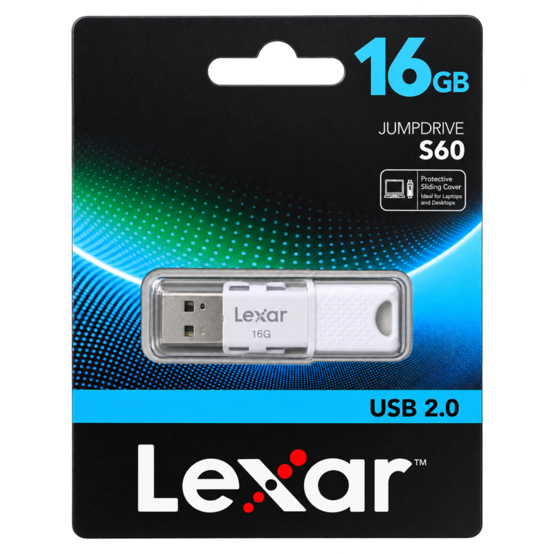 Lexar JumpDrive S60 16GB USB 2.0 Flash Drive