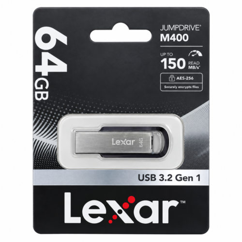 Lexar JumpDrive M400 64GB USB 3.2 Gen 1 Flash Drive Lexar JumpDrive M400 64GB USB 3.2 Gen 1 Flash Drive