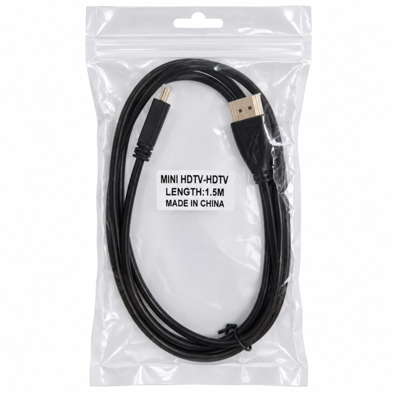 Mini HDMI to HDMI Cable 1.5m Mini HDMI to HDMI Cable 1.5m
