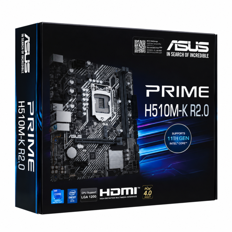 ASUS PRIME H510M-K R2.0 Motherboard