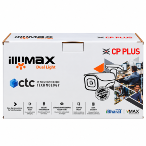 CP PLUS iLLUMAX Dual Light CCTV Security Camera with retail packaging