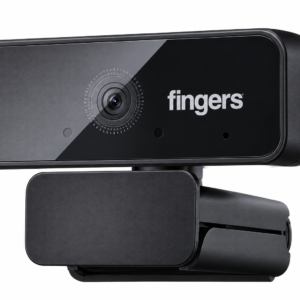 FINGERS Hi-Res 2K Webcam with Auto Focus and Built-in Microphone (3) FINGERS Hi-Res 2K Webcam with Auto Focus and Built-in Microphone