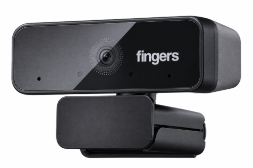 FINGERS Hi-Res 2K Webcam with Auto Focus and Built-in Microphone