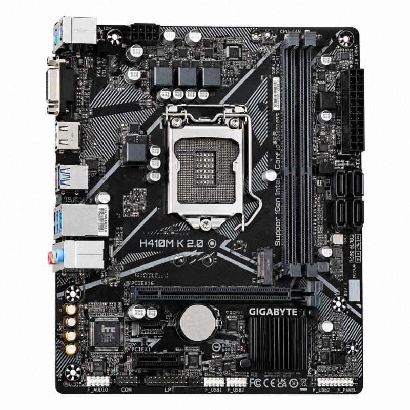 Gigabyte H410M K 2.0 Motherboard GIGABYTE H410M K 2.0 Intel H410 Micro ATX Motherboard