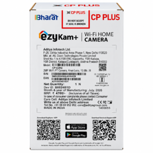 CP PLUS CP-E28Q Wi-Fi Camera – 2MP PT Camera