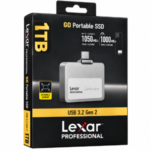 Lexar GO Portable SSD 1TB Box Lexar Professional Go Portable SSD SL400