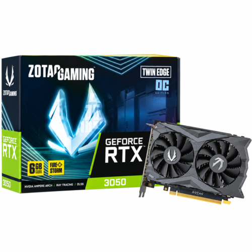 ZOTAC GAMING GeForce RTX 3050 6GB GDDR6 Twin Edge OC