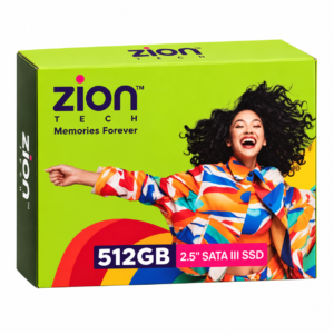 Zion Tech 512GB SSD Packaging Zion Tech ZSS250256 256GB 2.5" SATA III SSD